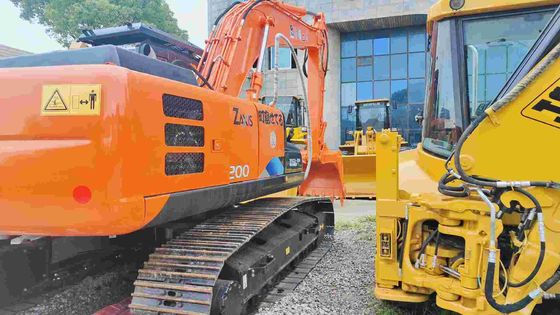 良い状態 19400KG オレンジ 中古 ヒタチ 掘削機 Zx200 時速3.4/5.5km 歩行速度