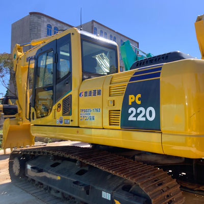 日本製 コマツー PC220-8 コマツー 20トンの掘削機 6920mm 掘削深さ