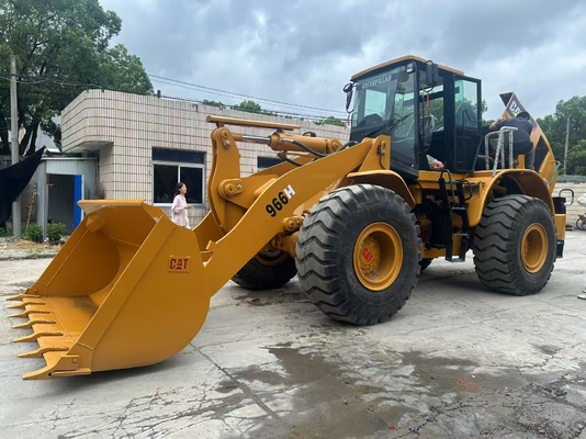 中古の日本の966Hホイールローダー、6トン、CATエンジン、オリジナルJP