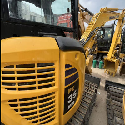 Compact & Short-Tail Komatsu PC35MR Excavator, Fuel-Efficient Mini Digger for Narrow Sites/Municipal Maintenance/Yard Renovation
