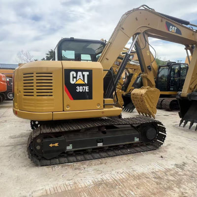 使用済み CAT 307E 油圧ショベル 高性能、低燃費